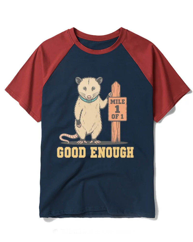 Good Enough 1980s Raglan Baseball T-Shirt