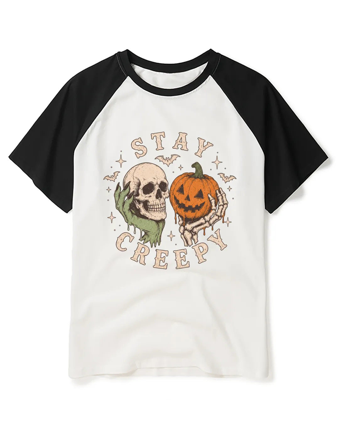 Staying Alive 1990s Raglan Baseball T-Shirt