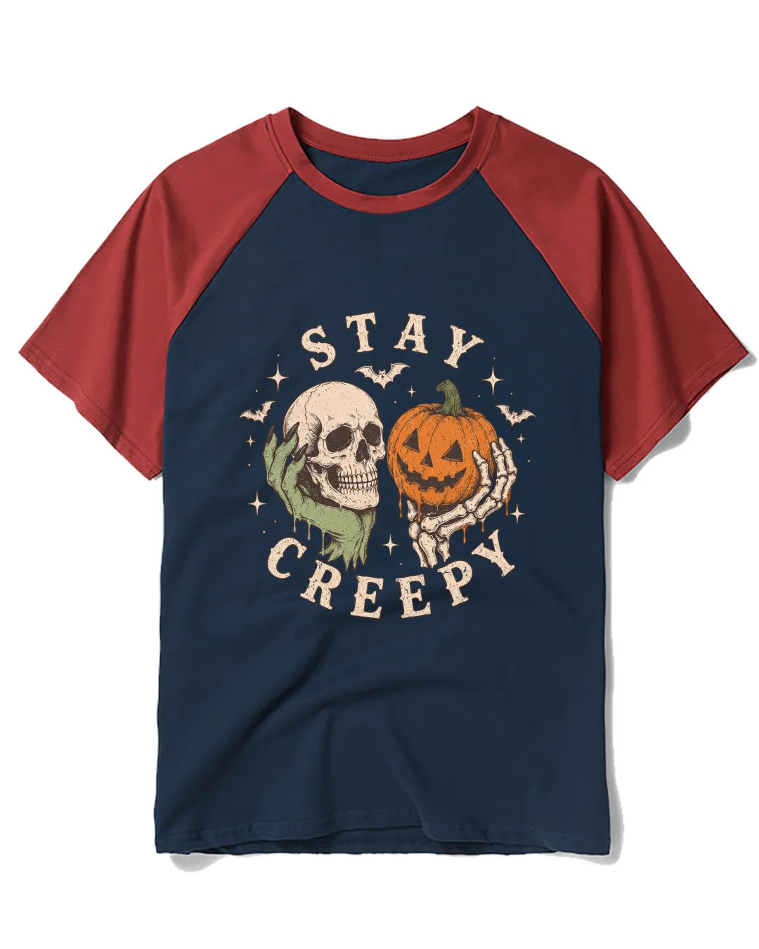 Staying Alive 1990s Raglan Baseball T-Shirt