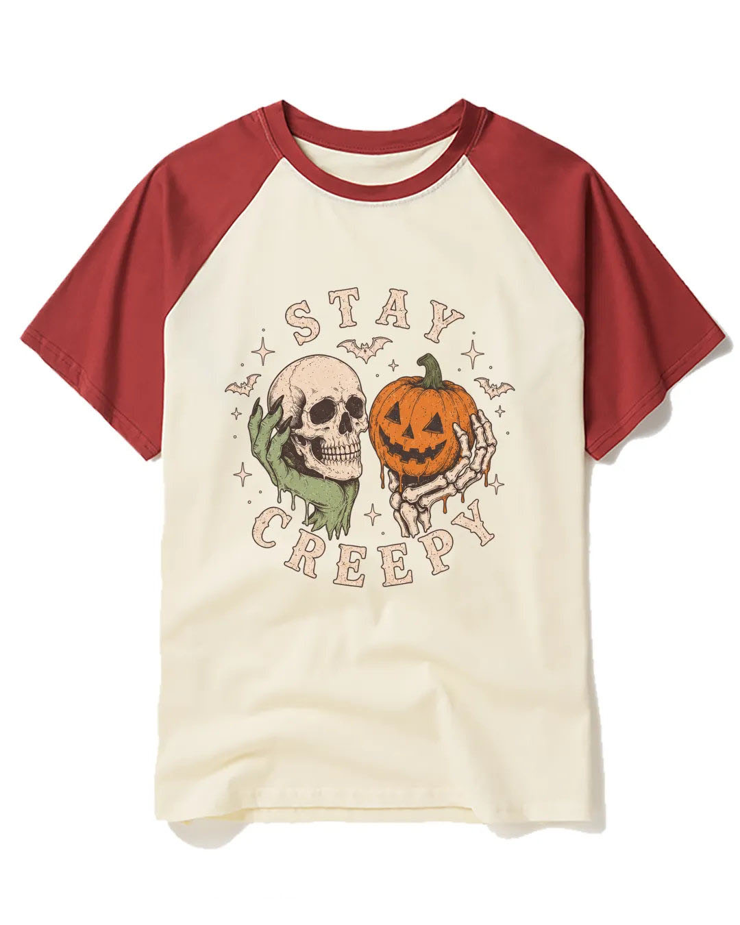 Staying Alive 1990s Raglan Baseball T-Shirt