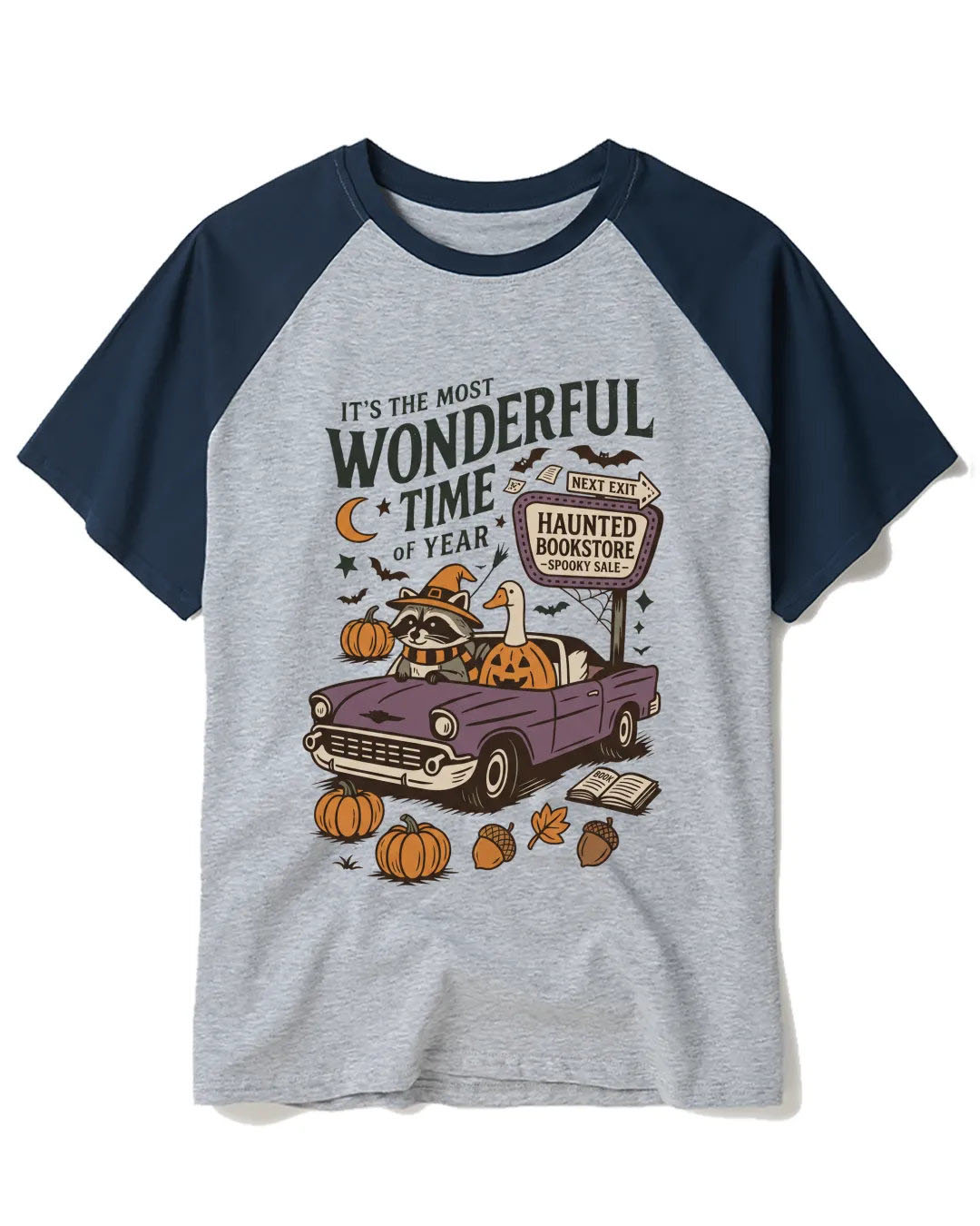 It's The Most Wonderful Time Of The Year 1960s Raglan Baseball T-Shirt