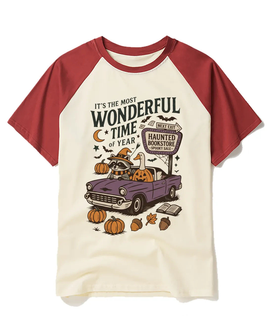 It's The Most Wonderful Time Of The Year 1960s Raglan Baseball T-Shirt