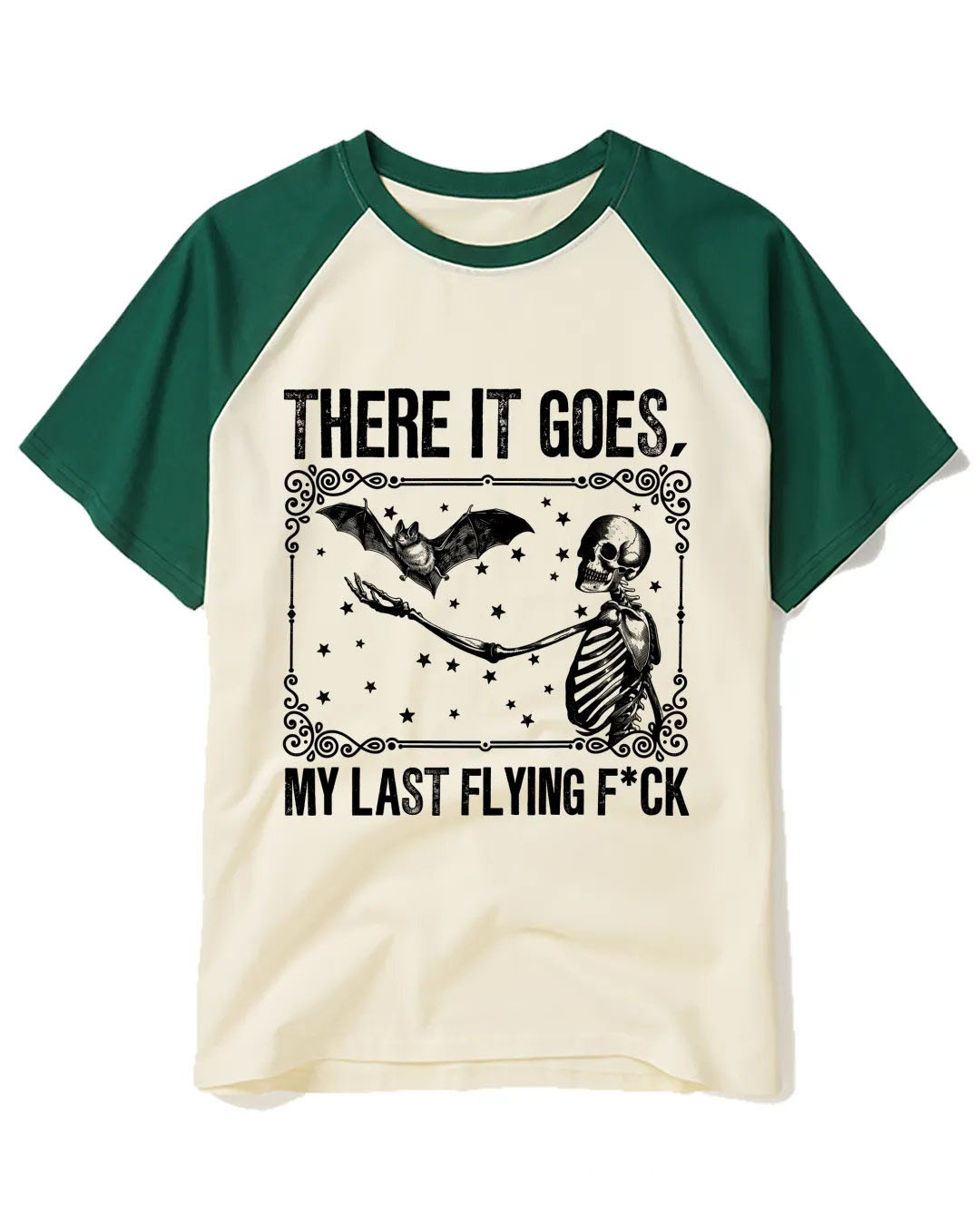 There It Goes, My Last Flying FCk Raglan Baseball T-Shirt