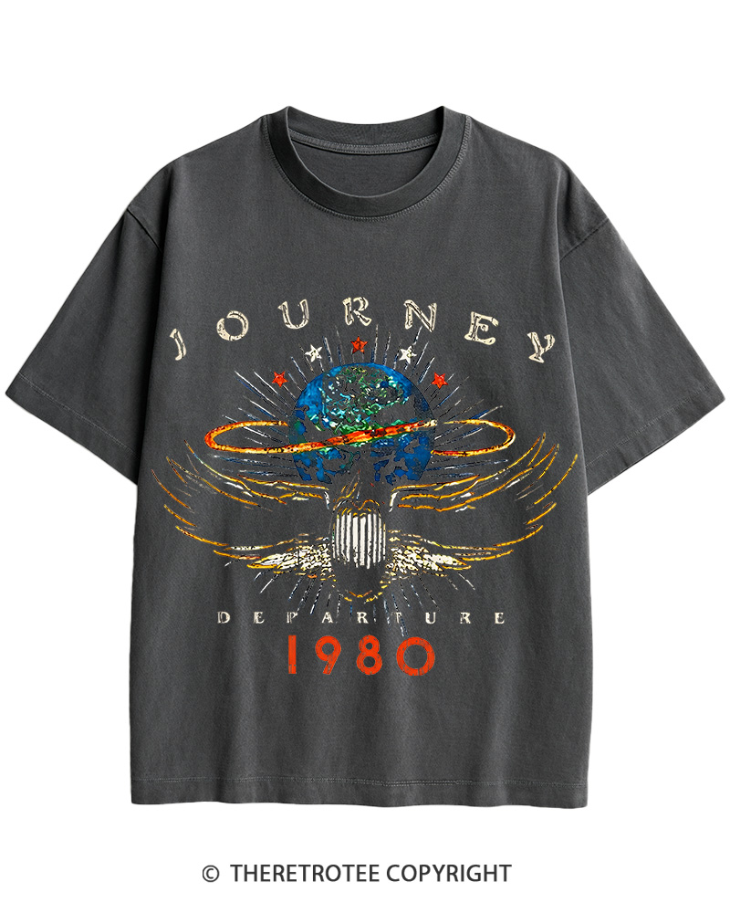 Rock Concert 1980s Cotton T-Shirt image 2