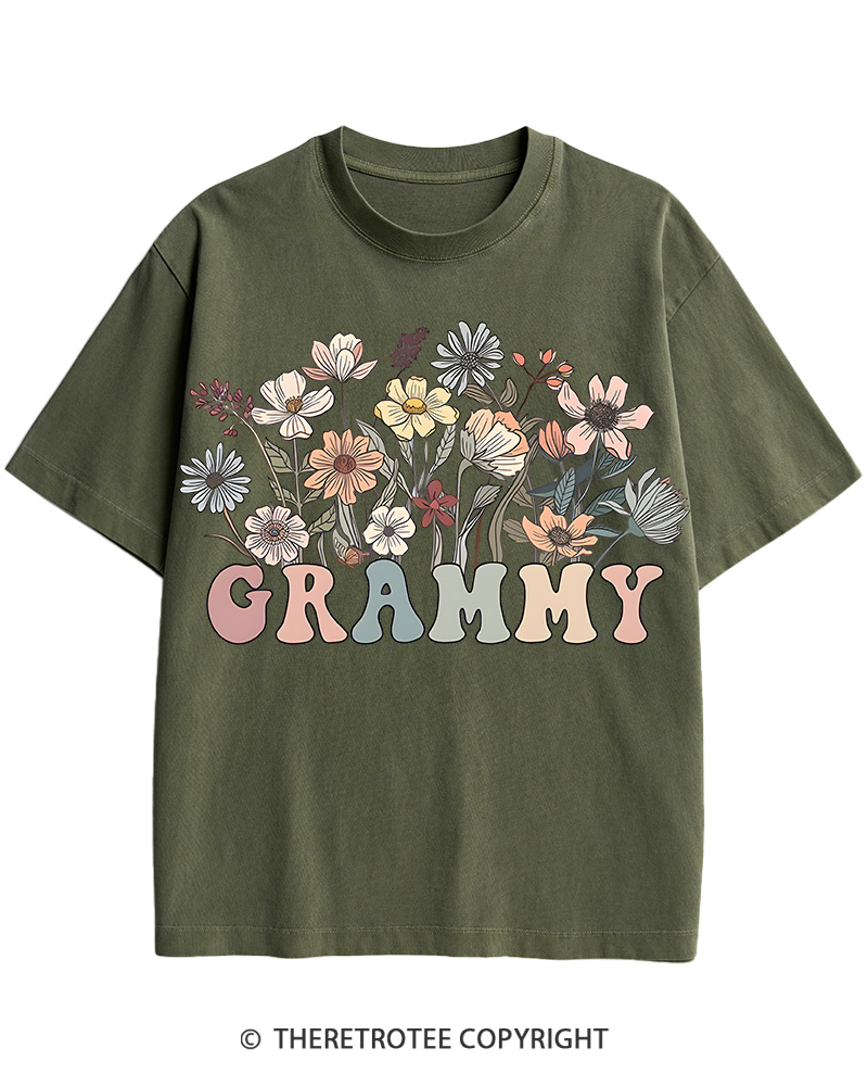 Gift For Grammy 1950s Cotton T-Shirt image 2