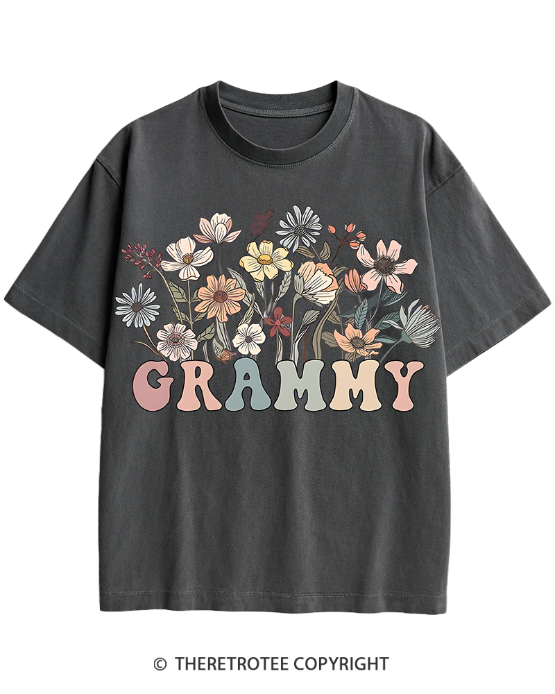 Gift For Grammy 1950s Cotton T-Shirt image 3