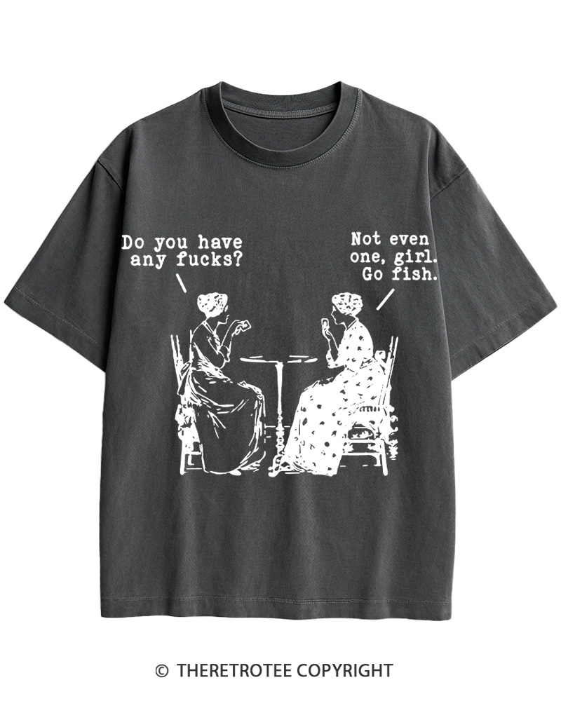 Do You Have Any Fucks 1950s Cotton T-Shirt image 5