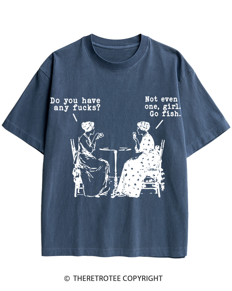 Do You Have Any Fucks 1950s Cotton T-Shirt image 11
