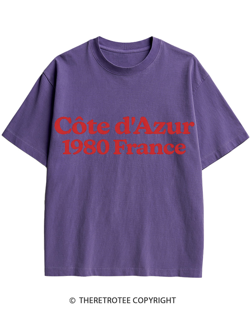 Cote d'Azur 1980s Cotton T-Shirt image 11