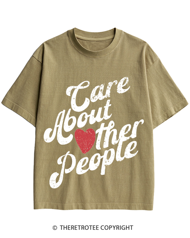 Care About Other People 1960s Cotton T-Shirt image 9