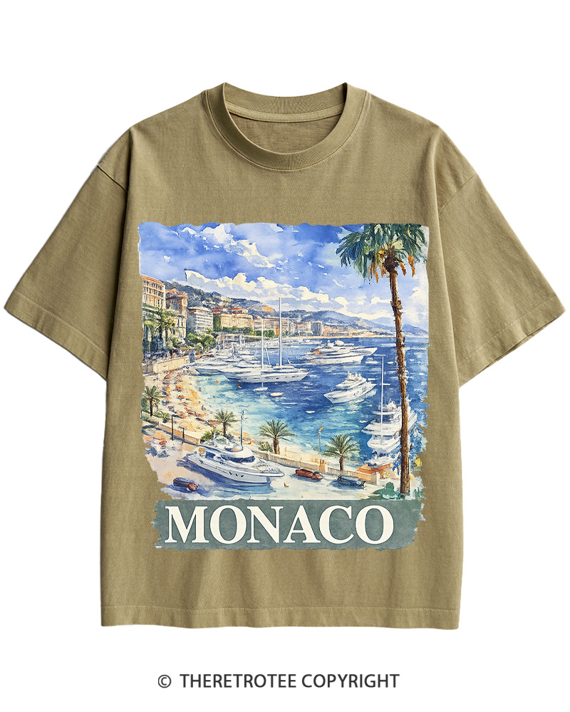 Monaco 1960s Cotton T-Shirt image 5