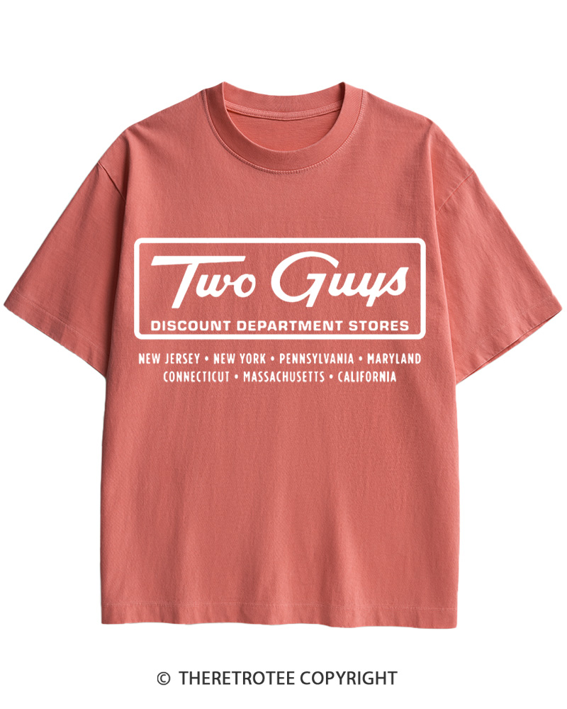 Two Guys 1960s Cotton T-Shirt image 7