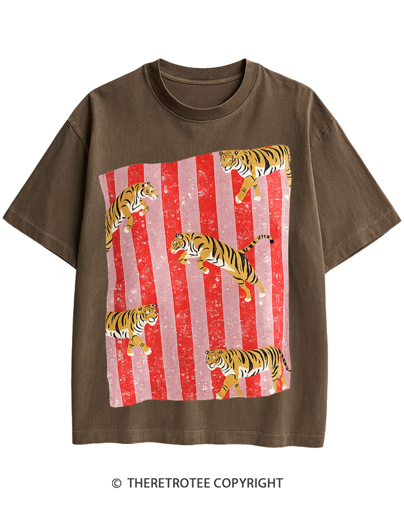 1970s Tigers Vintage Graphic Cotton T-Shirt image 5