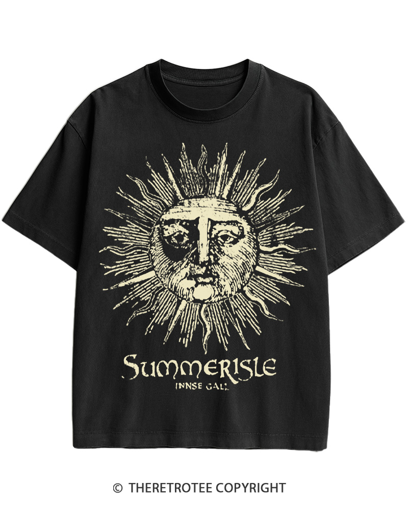 Summerisle 1973 horror 1970s Cotton T-Shirt image 2
