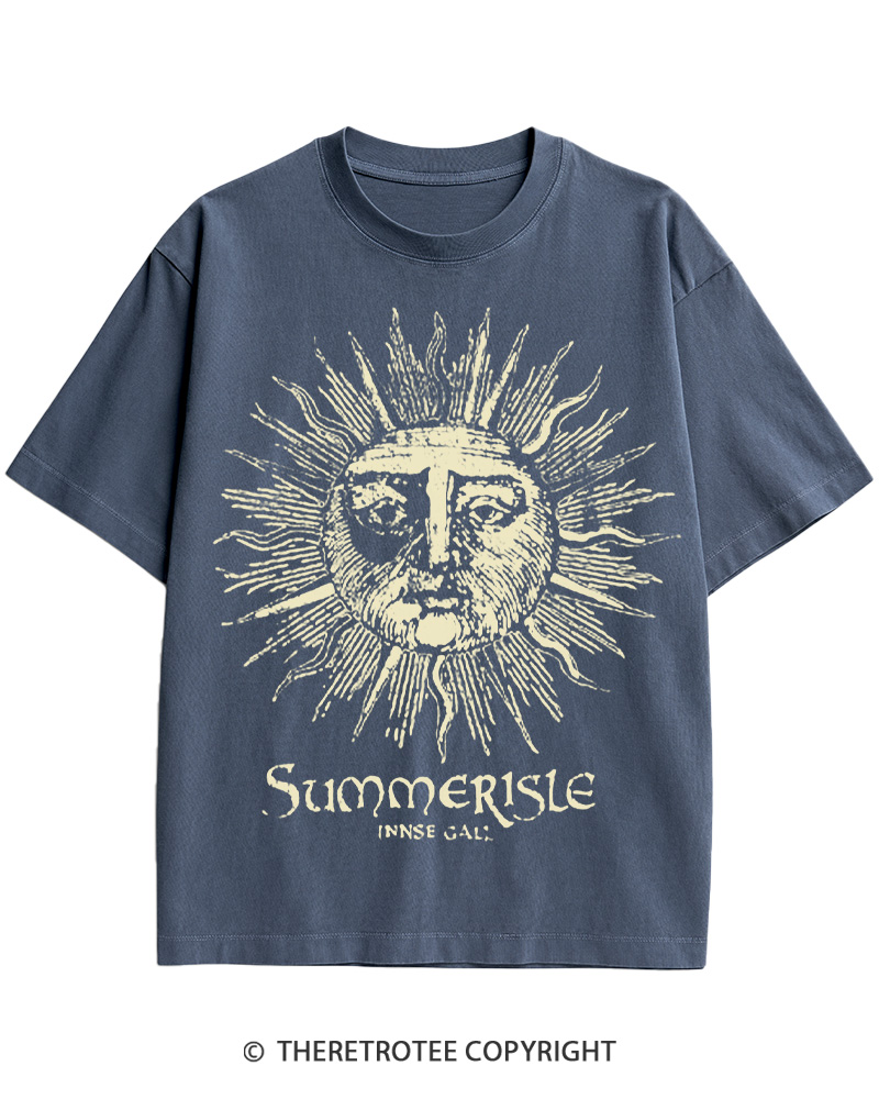 Summerisle 1973 horror 1970s Cotton T-Shirt image 1