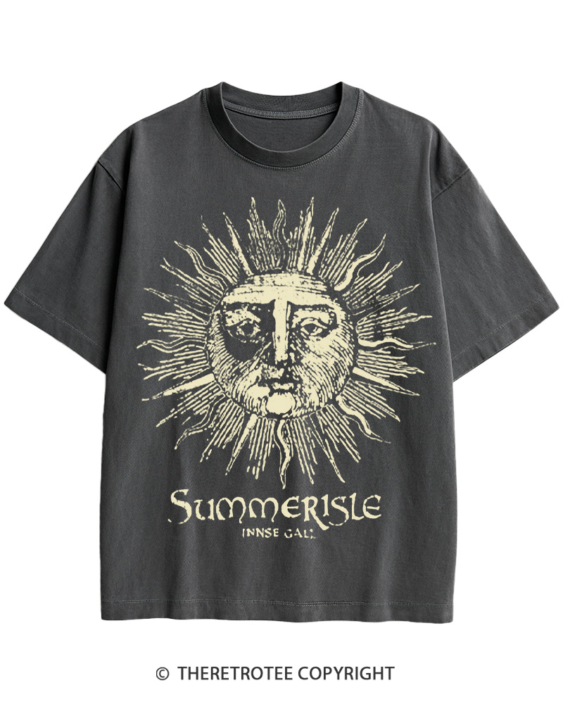 Summerisle 1973 horror 1970s Cotton T-Shirt image 7