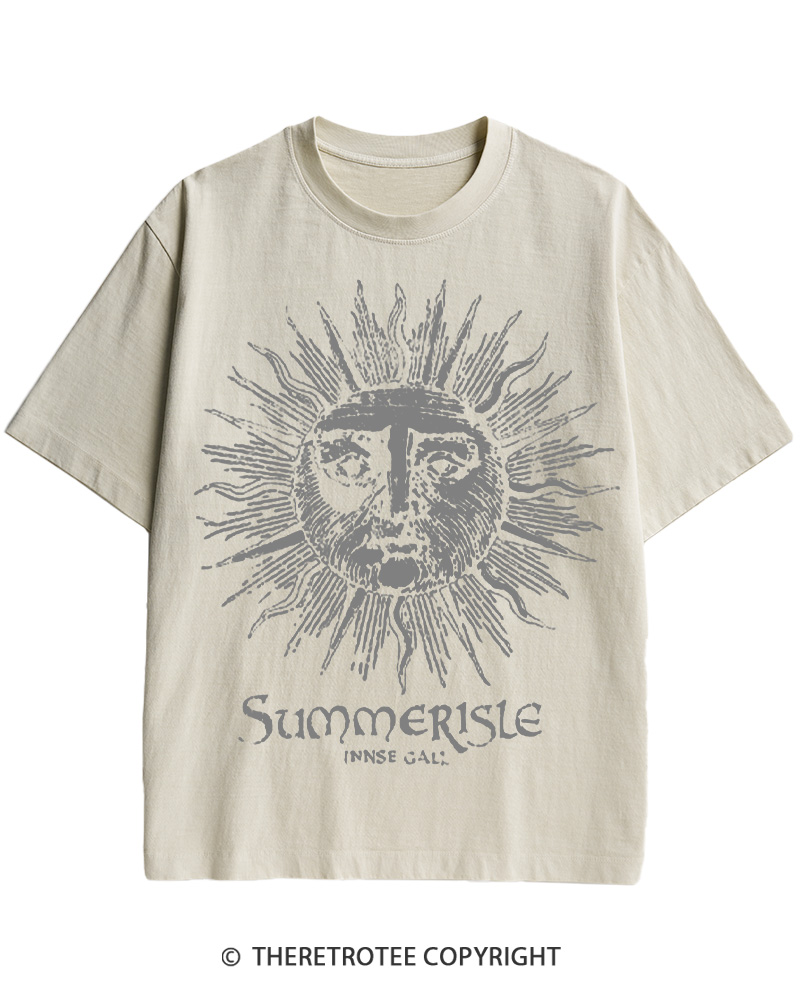 Summerisle 1973 horror 1970s Cotton T-Shirt image 4
