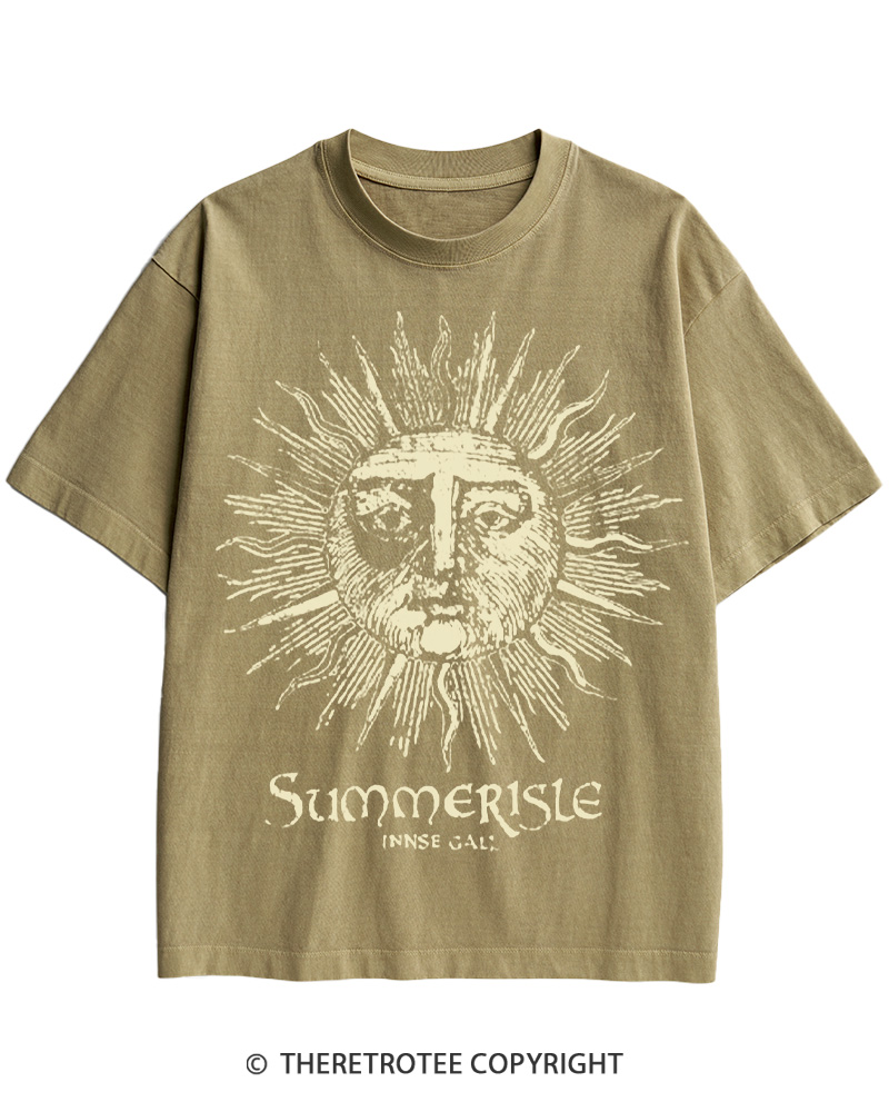 Summerisle 1973 horror 1970s Cotton T-Shirt image 12
