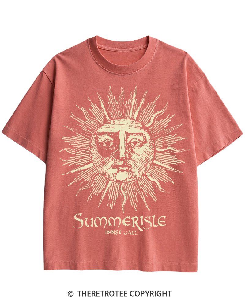 Summerisle 1973 horror 1970s Cotton T-Shirt image 6