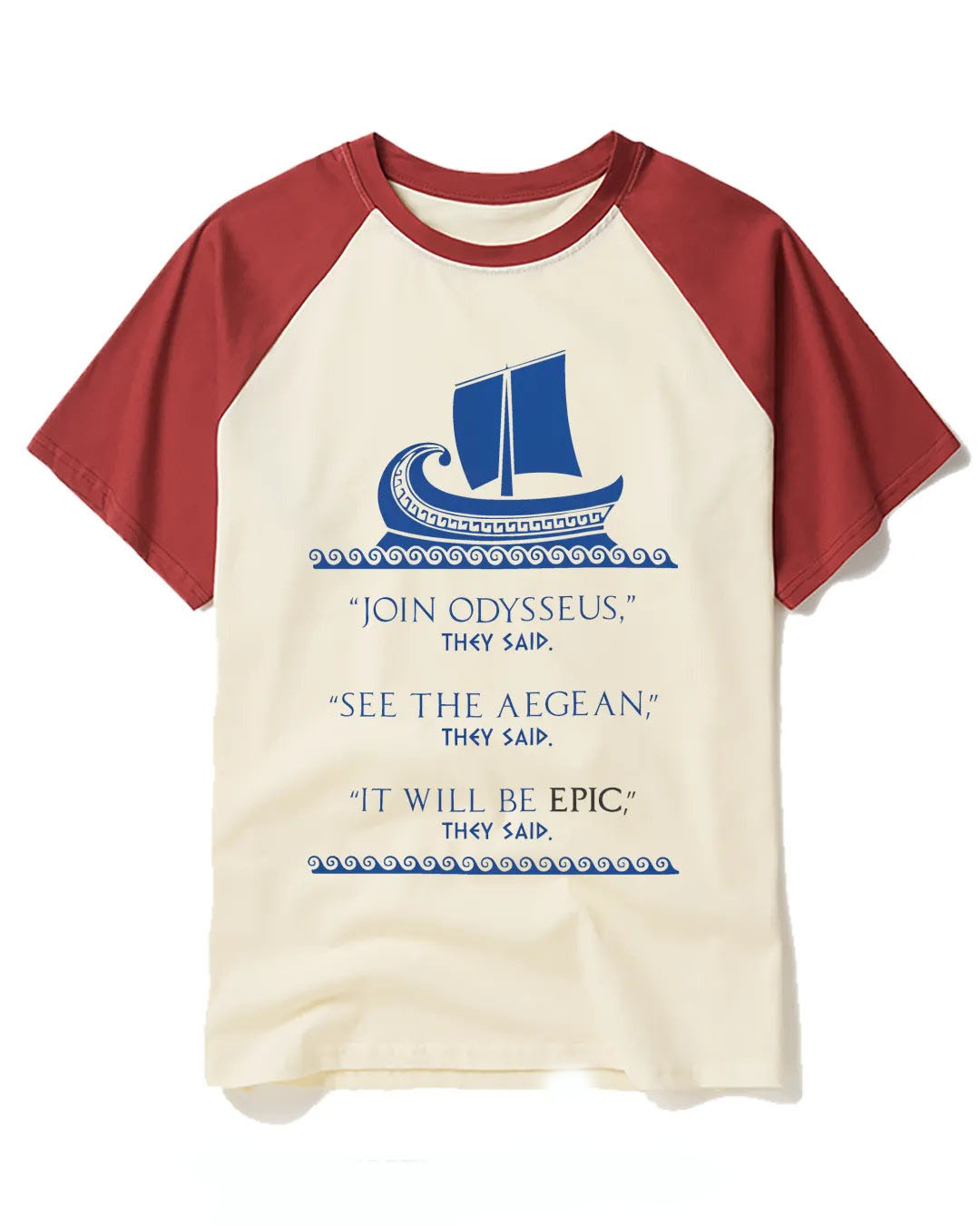 Join Odysseus Raglan Baseball T-Shirt