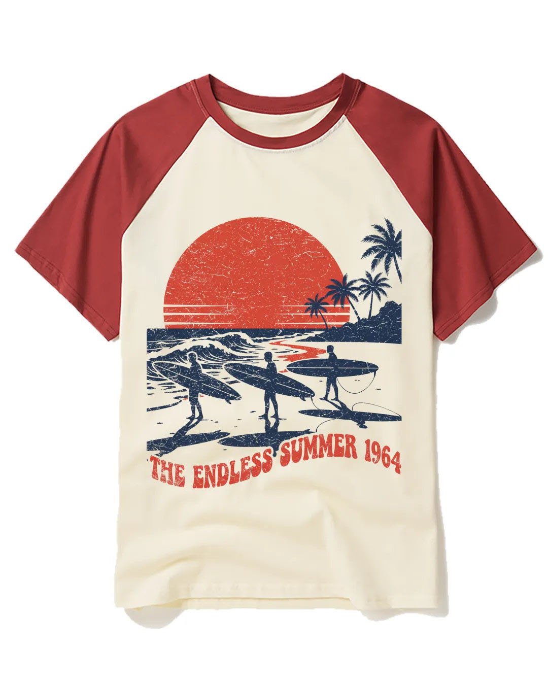 Endless Summer 1964 Raglan Baseball T-Shirt