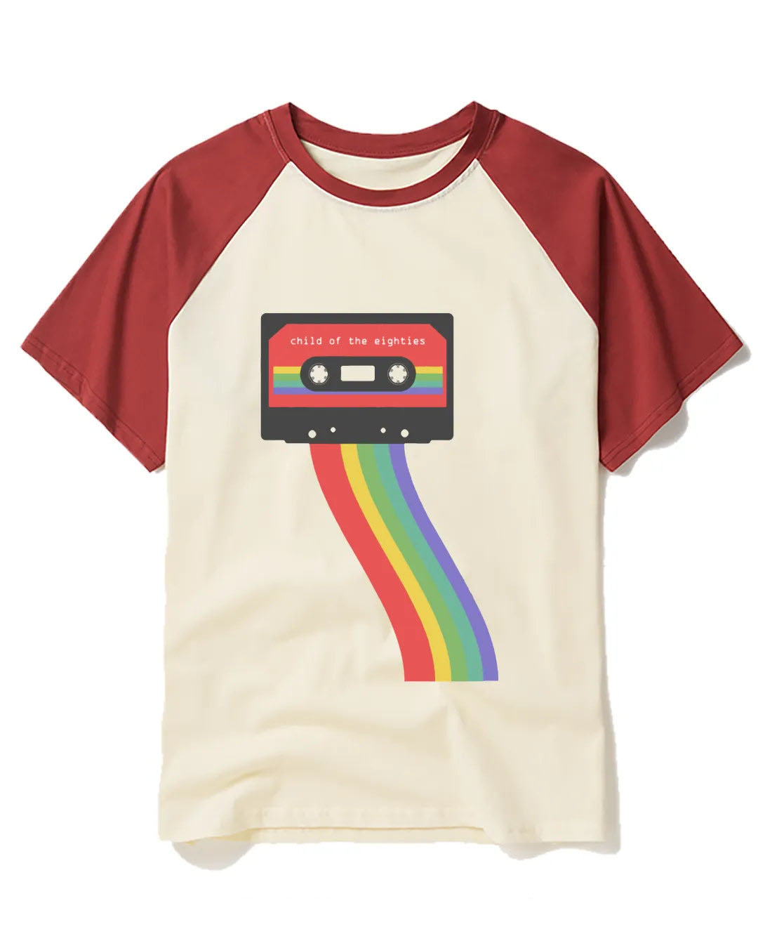 Child Of The Eighties Raglan Baseball T-Shirt