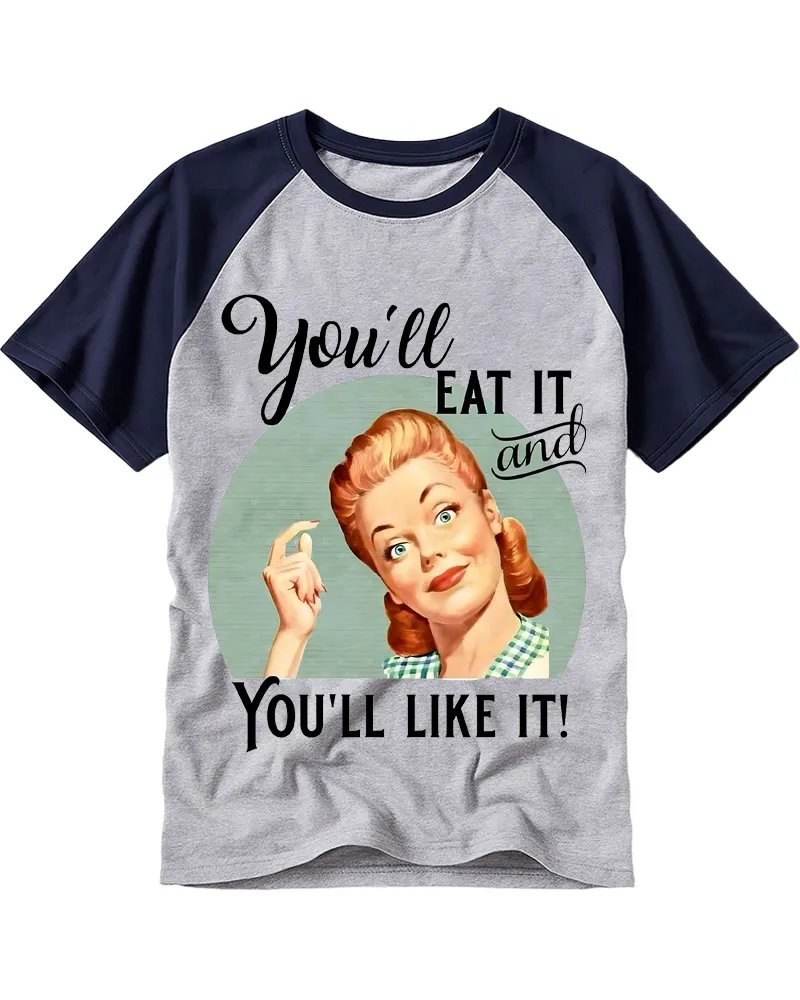 Retro Sassy Housewife Raglan Tee