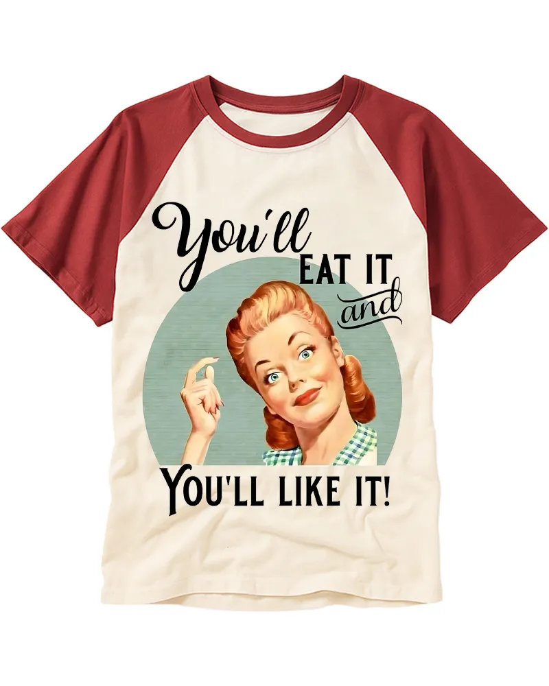 Retro Sassy Housewife Raglan Tee