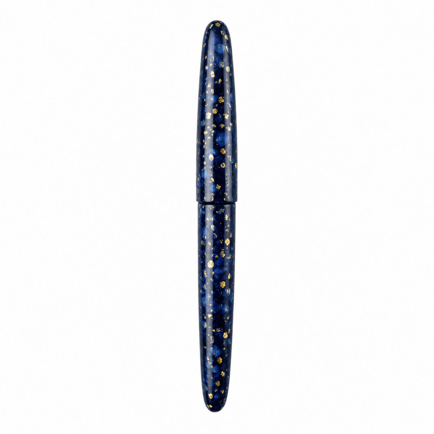 Füllfederhalter in Blau mit Goldglitzer-Velverohome