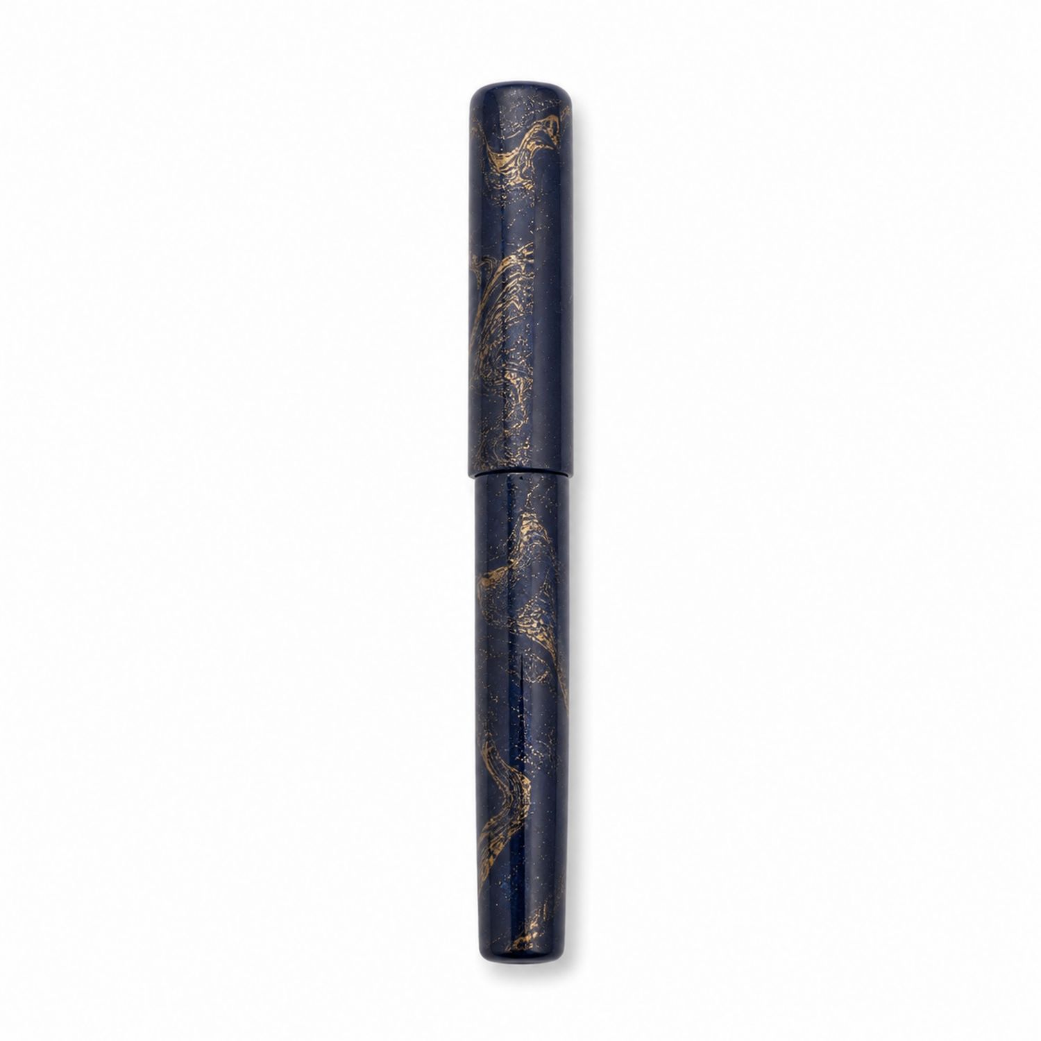 Füllfederhalter Dunkelblau-Gold Marmoriert-Velverohome