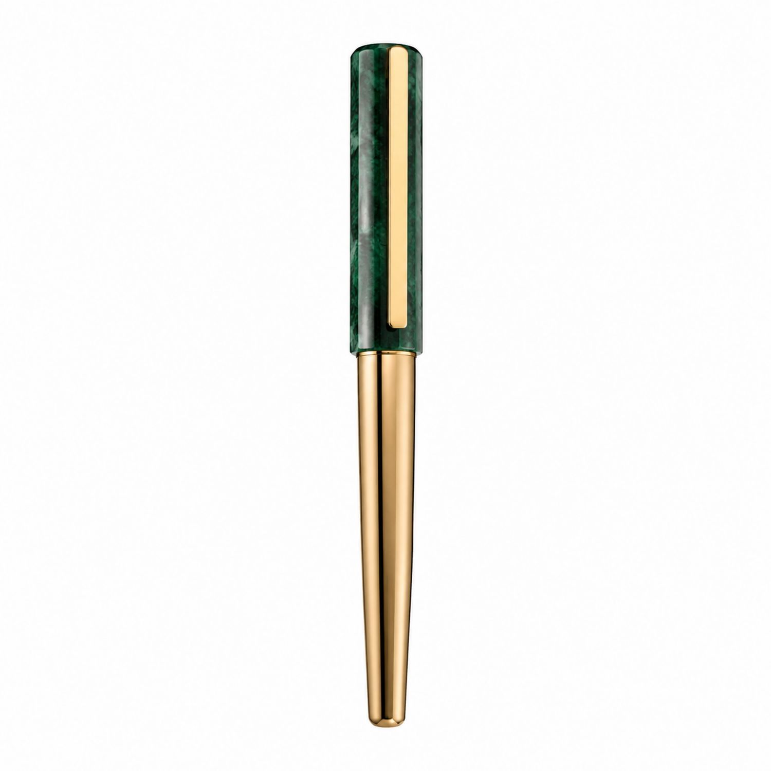 Luxuriöser Füllfederhalter Grün und Gold-Velverohome