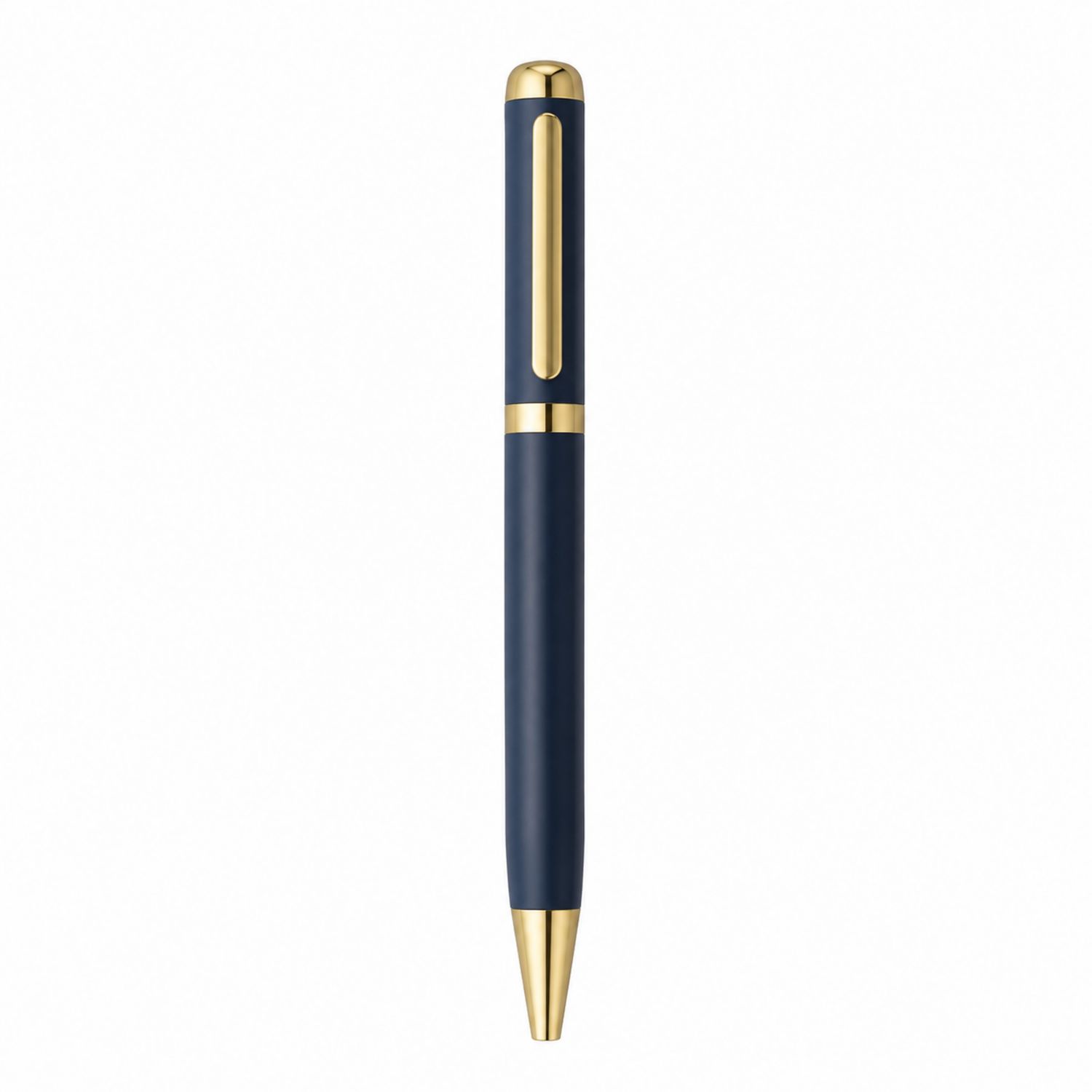 Eleganter Kugelschreiber Blau mit Goldakzenten-Velverohome