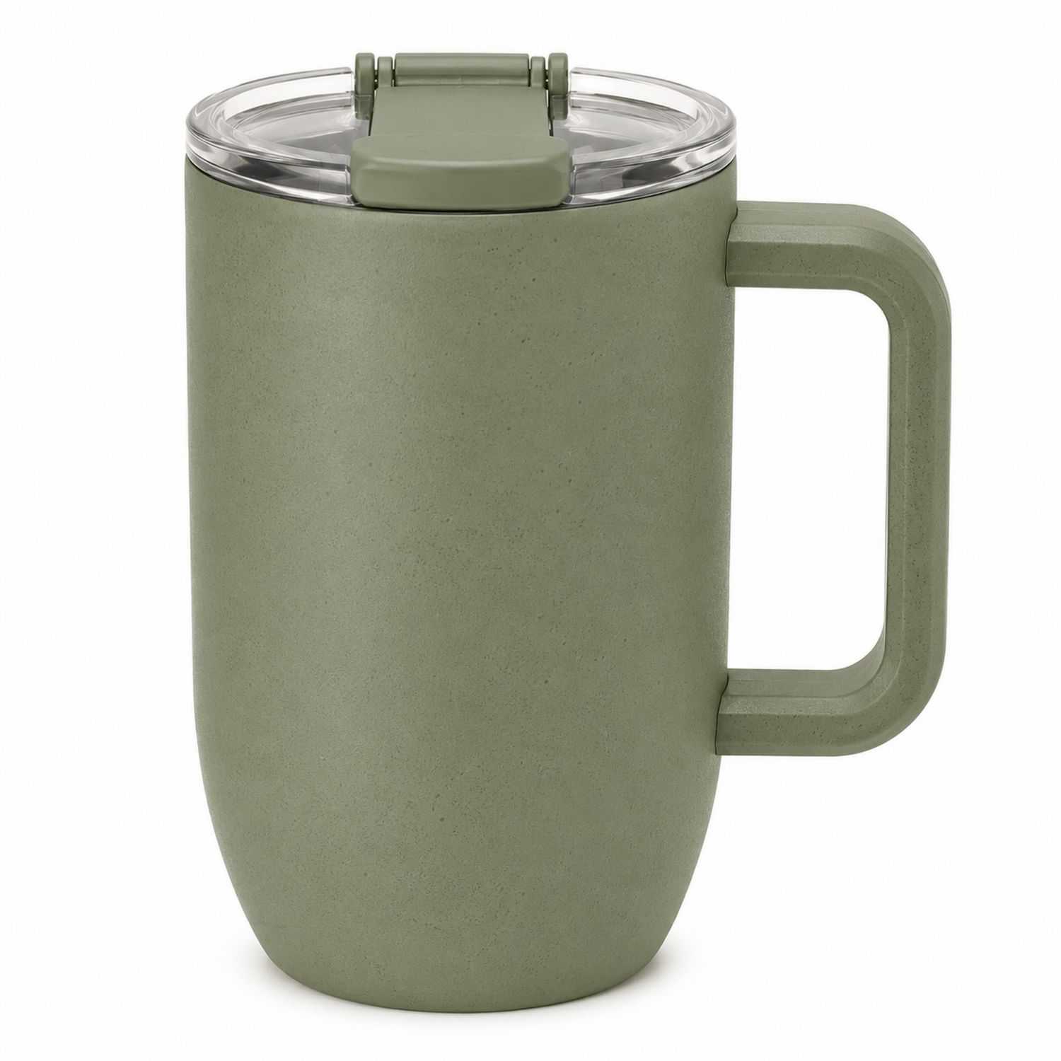 Tasse Isotherme avec Couvercle Hermétique Vert 350 ml