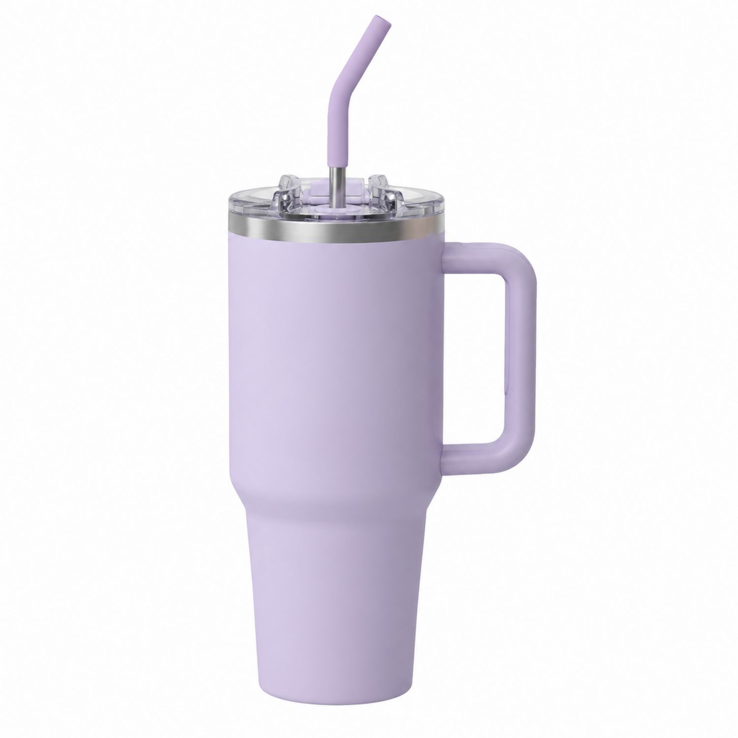 Tasse thermique avec paille lavande 700ml