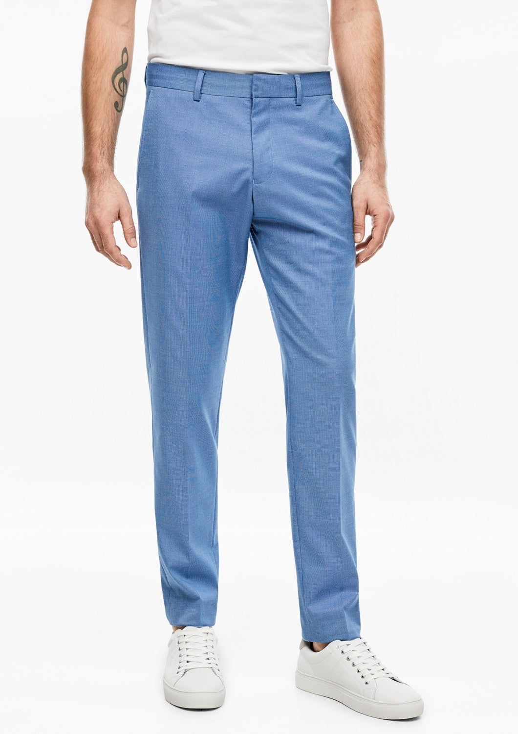Hose lang, blue dots