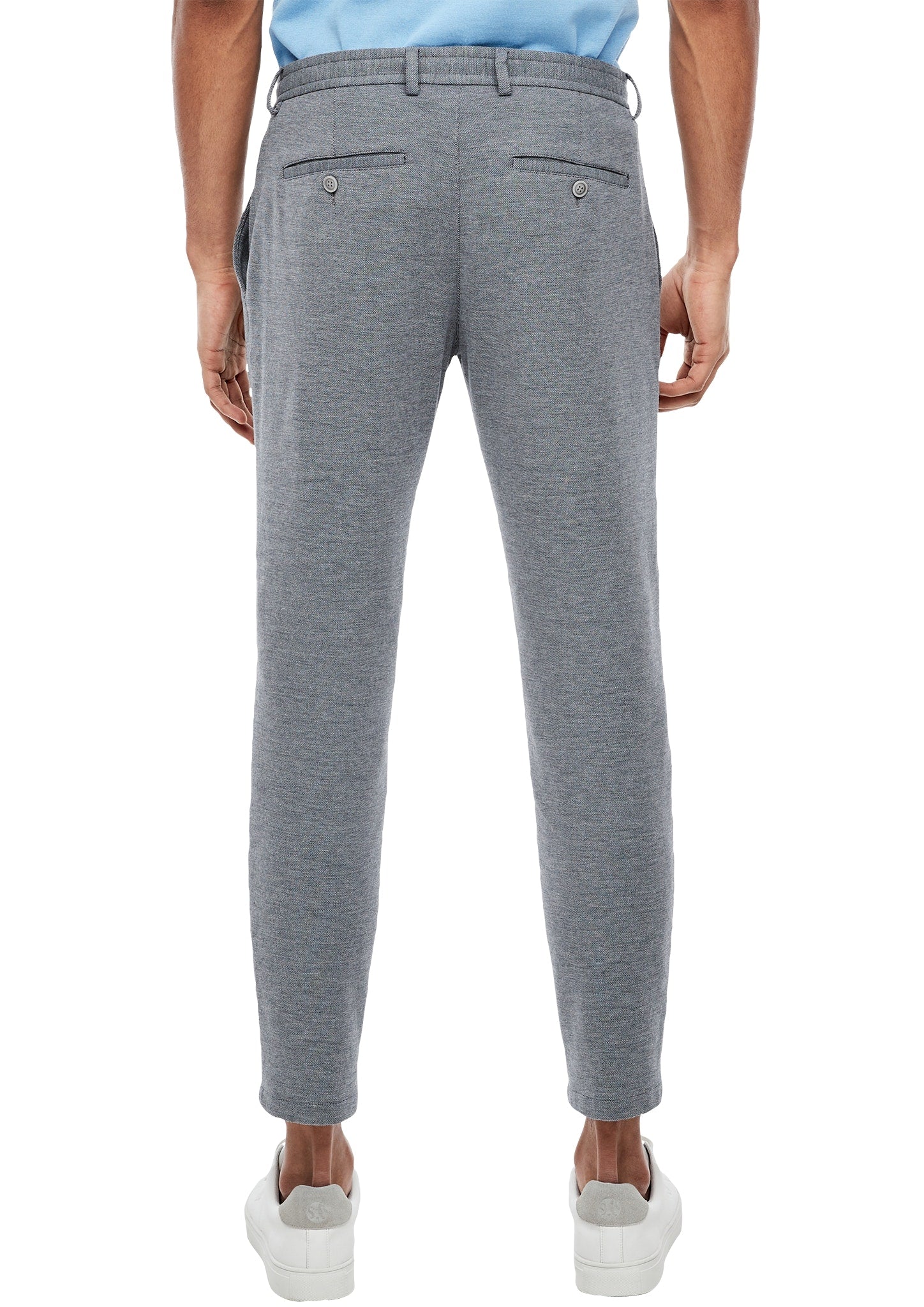 Hose lang, blue melan