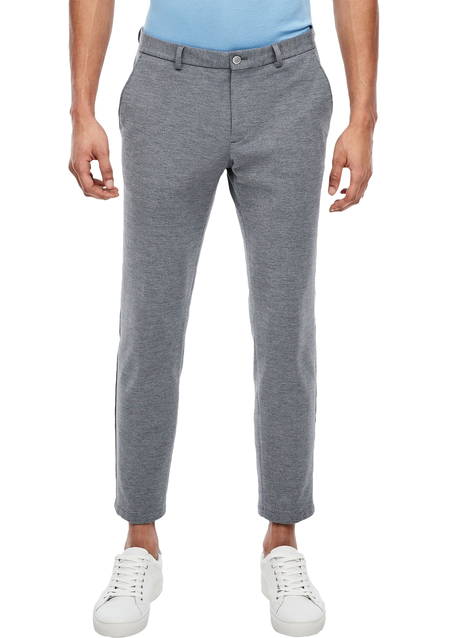 Hose lang, blue melan