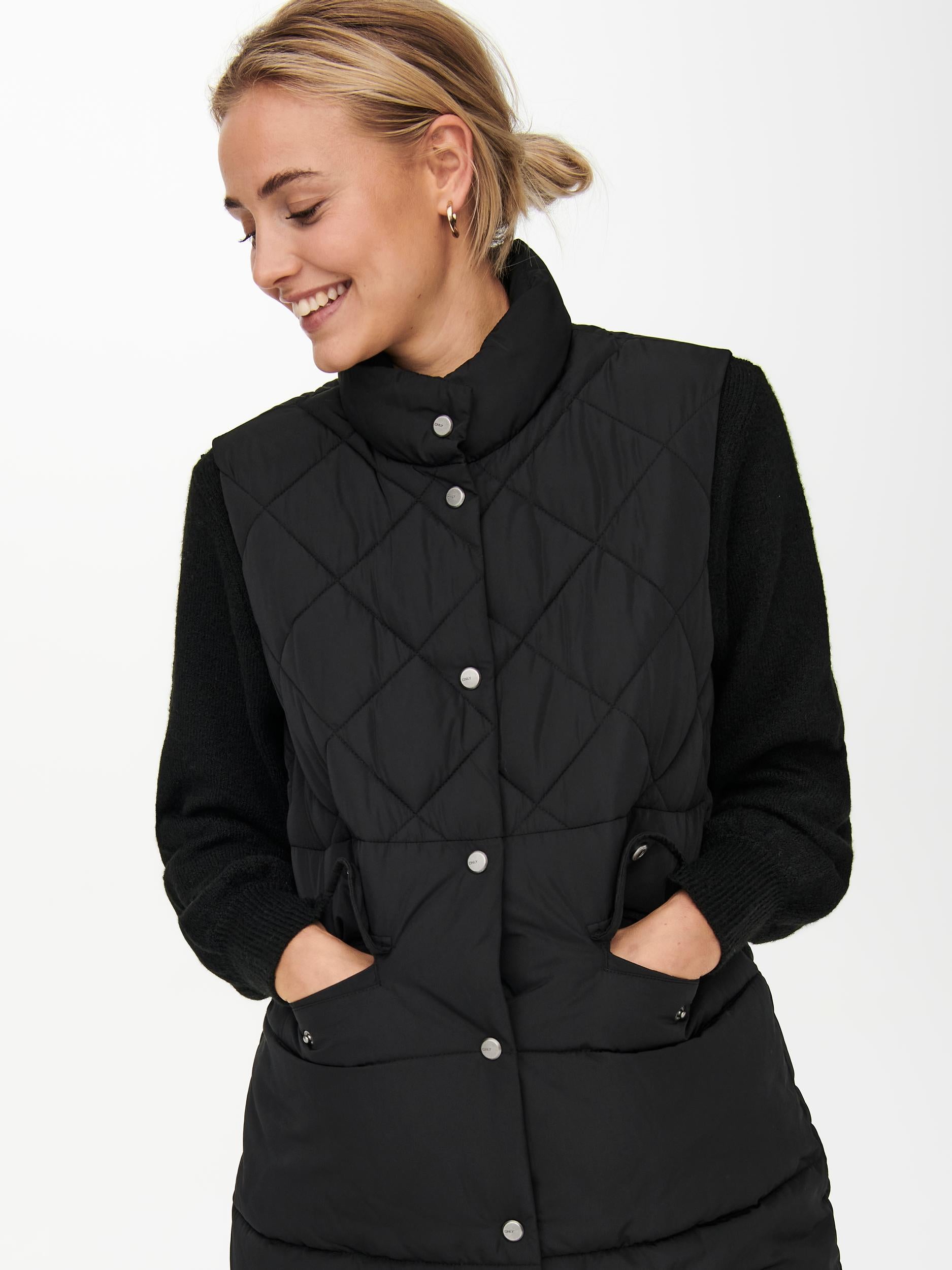 ONLSTACY QUILTED LONG WAISTCOAT OTW NOOS