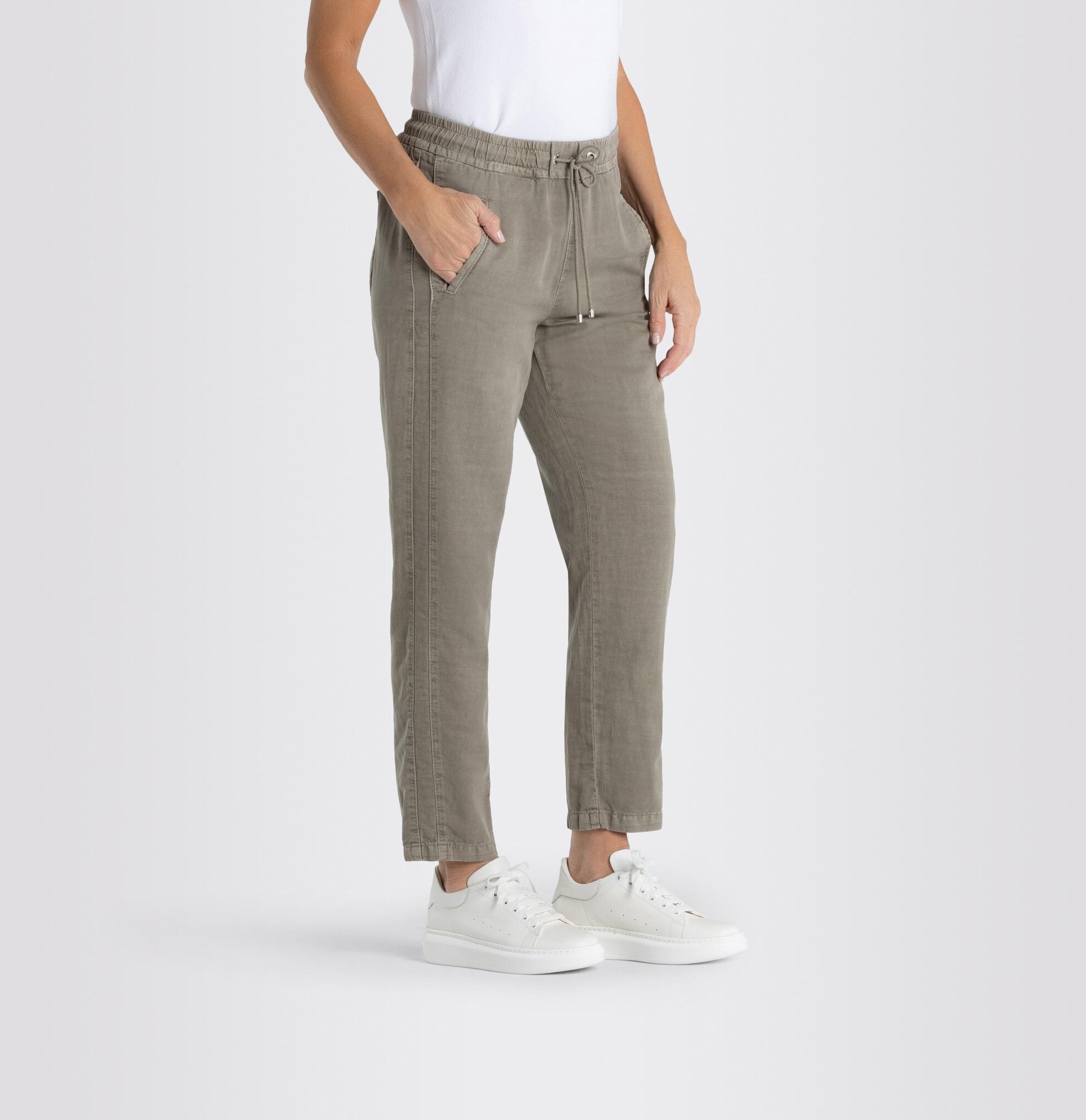 MAC JEANS - EASY, Cotton linen tencel
