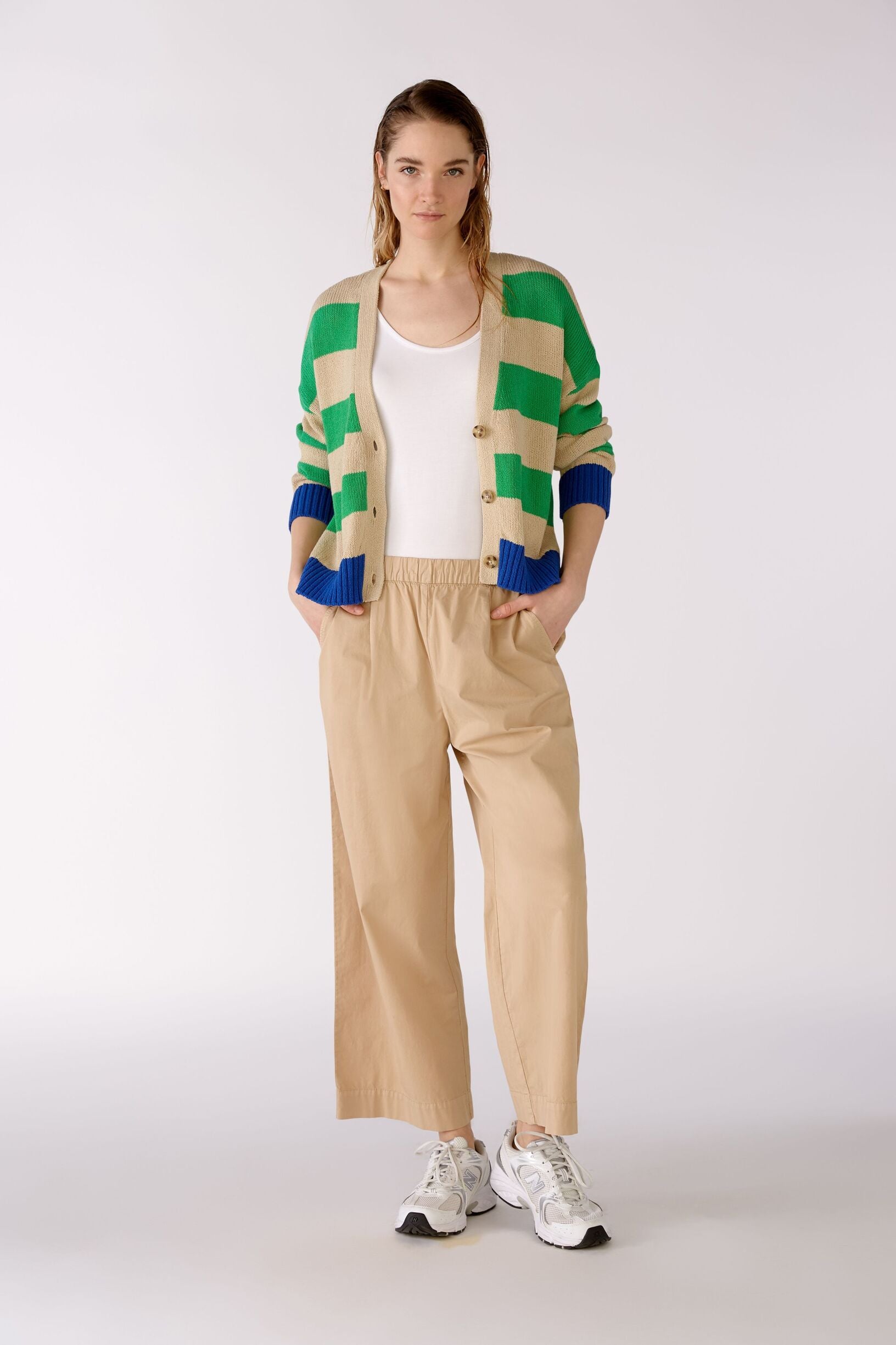 Cardigan gestreift