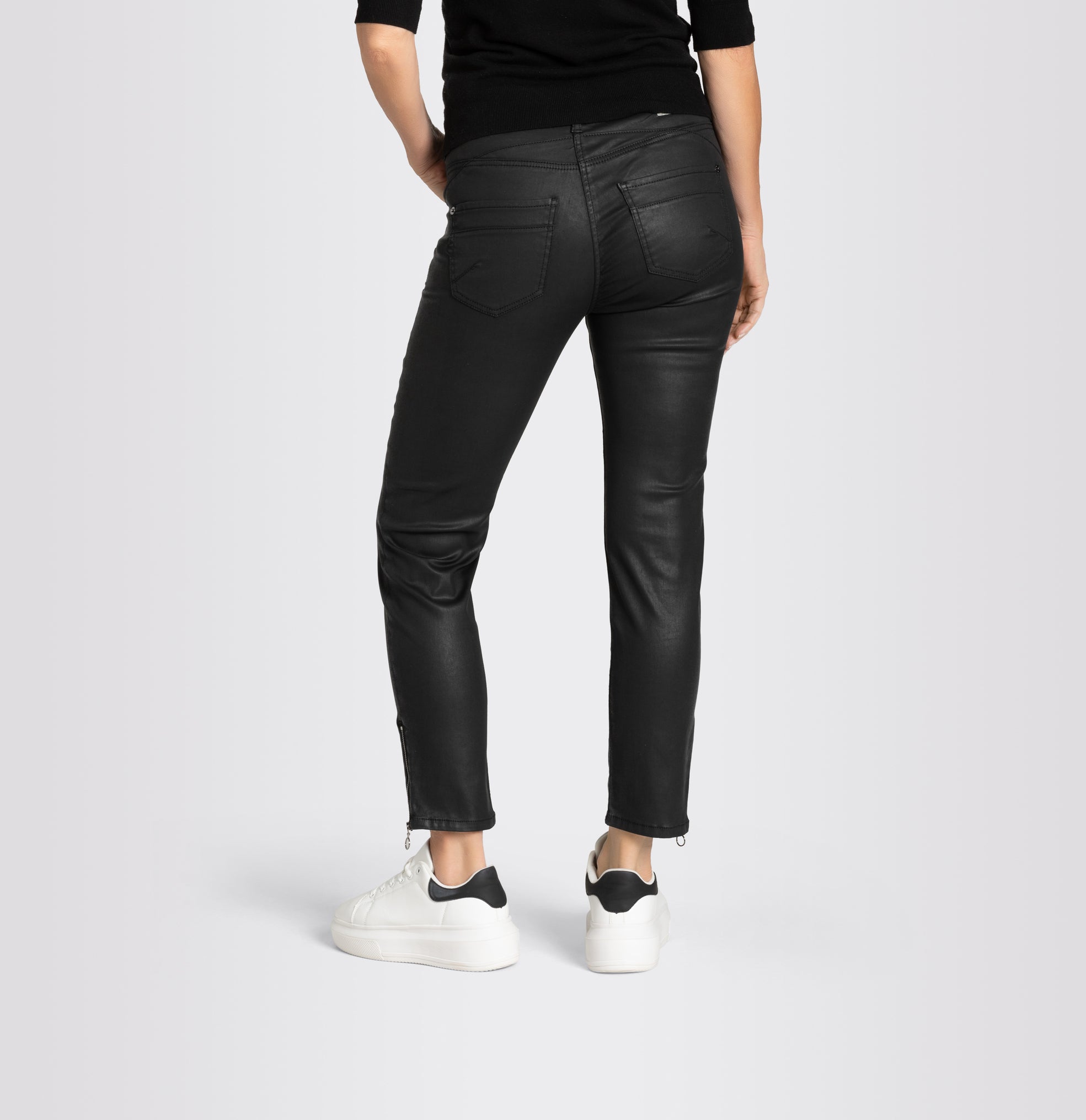 MAC JEANS - RICH SLIM, Coated cotton tencel