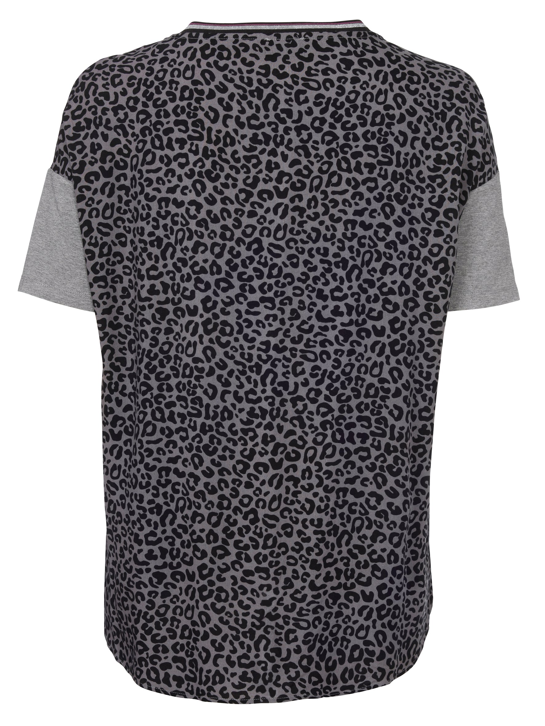 Bluse Rundhals 1/2 Arm Druck Motiv