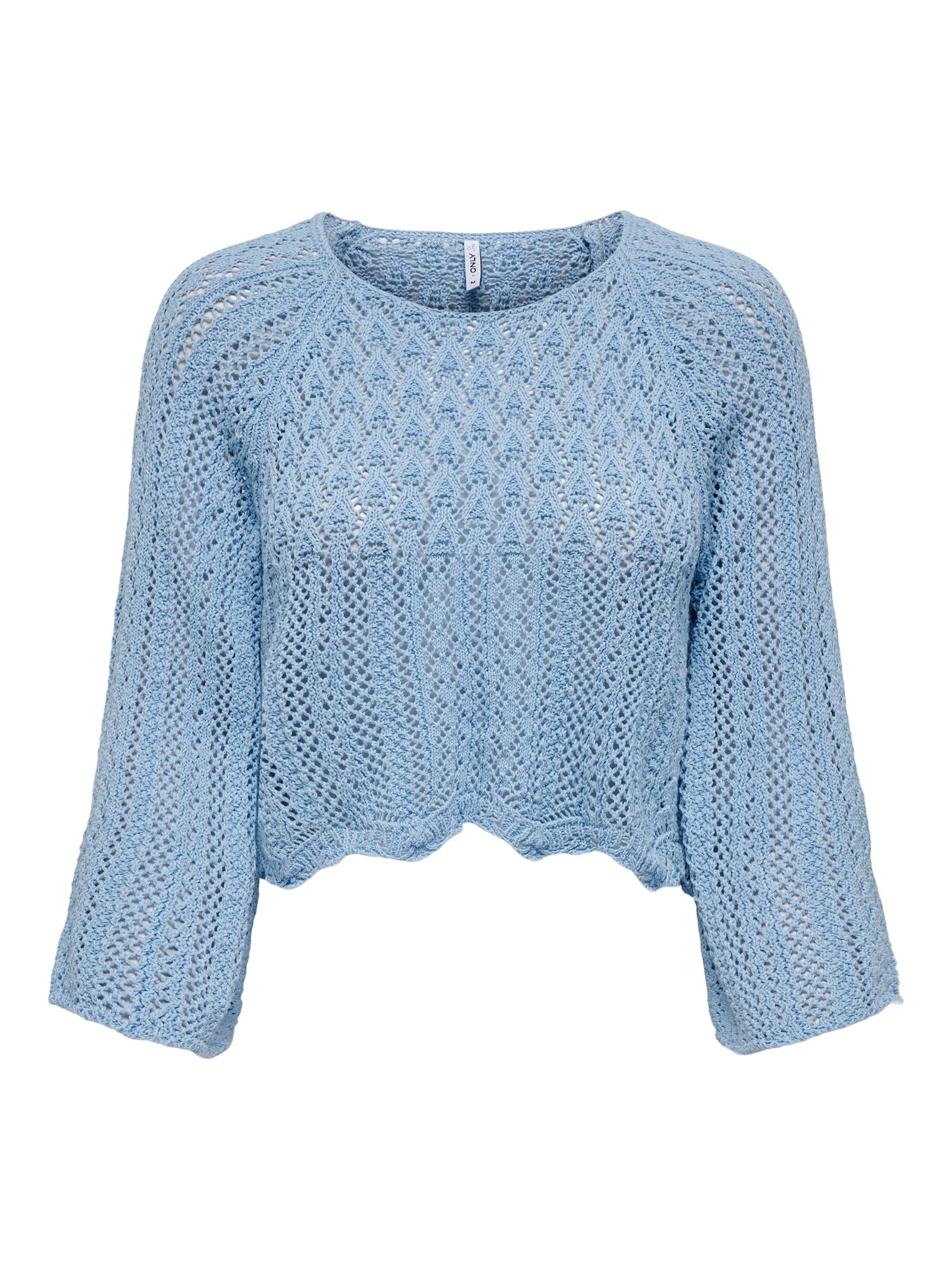 ONLNOLA LIFE  3/4 PULLOVER KNT NOOS
