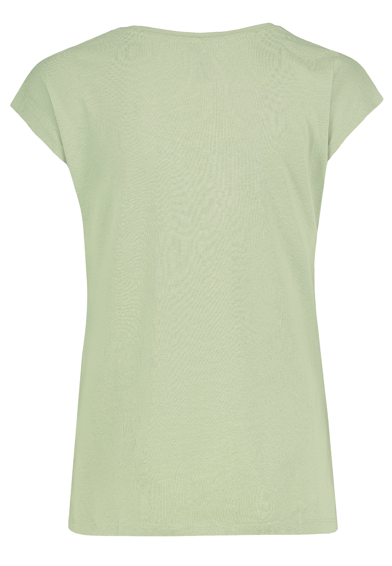 DOB Shirt, angeschnittene Ärmel, weiter Style,V-Ausschnitt mit Blende, white, pearl rose,reseda green, black
