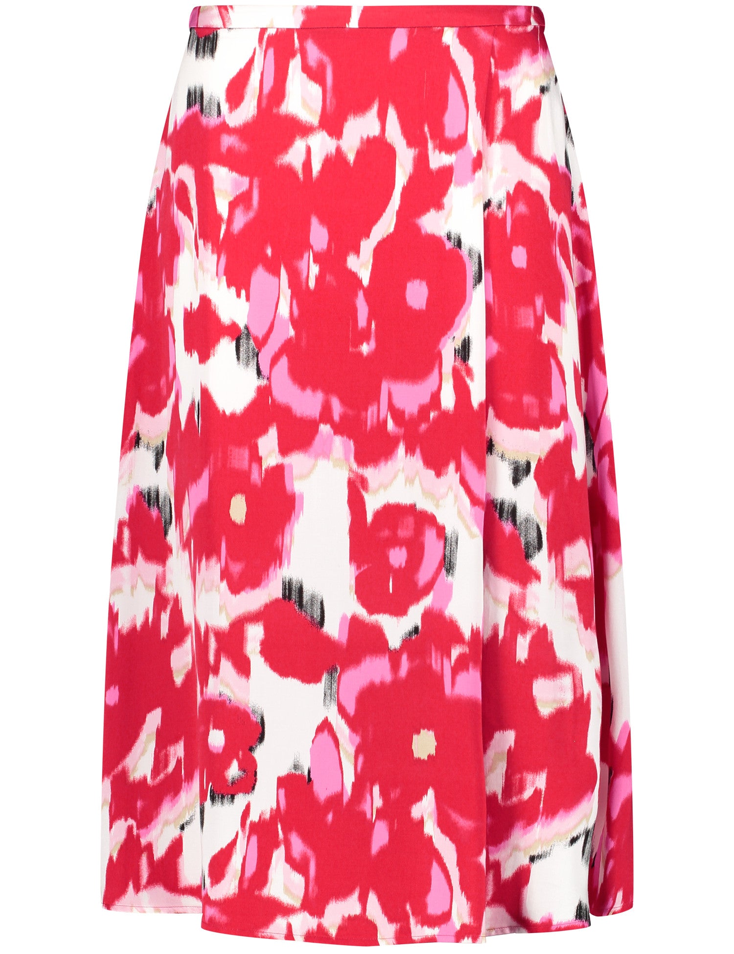 Midirock mit Blumen-Print