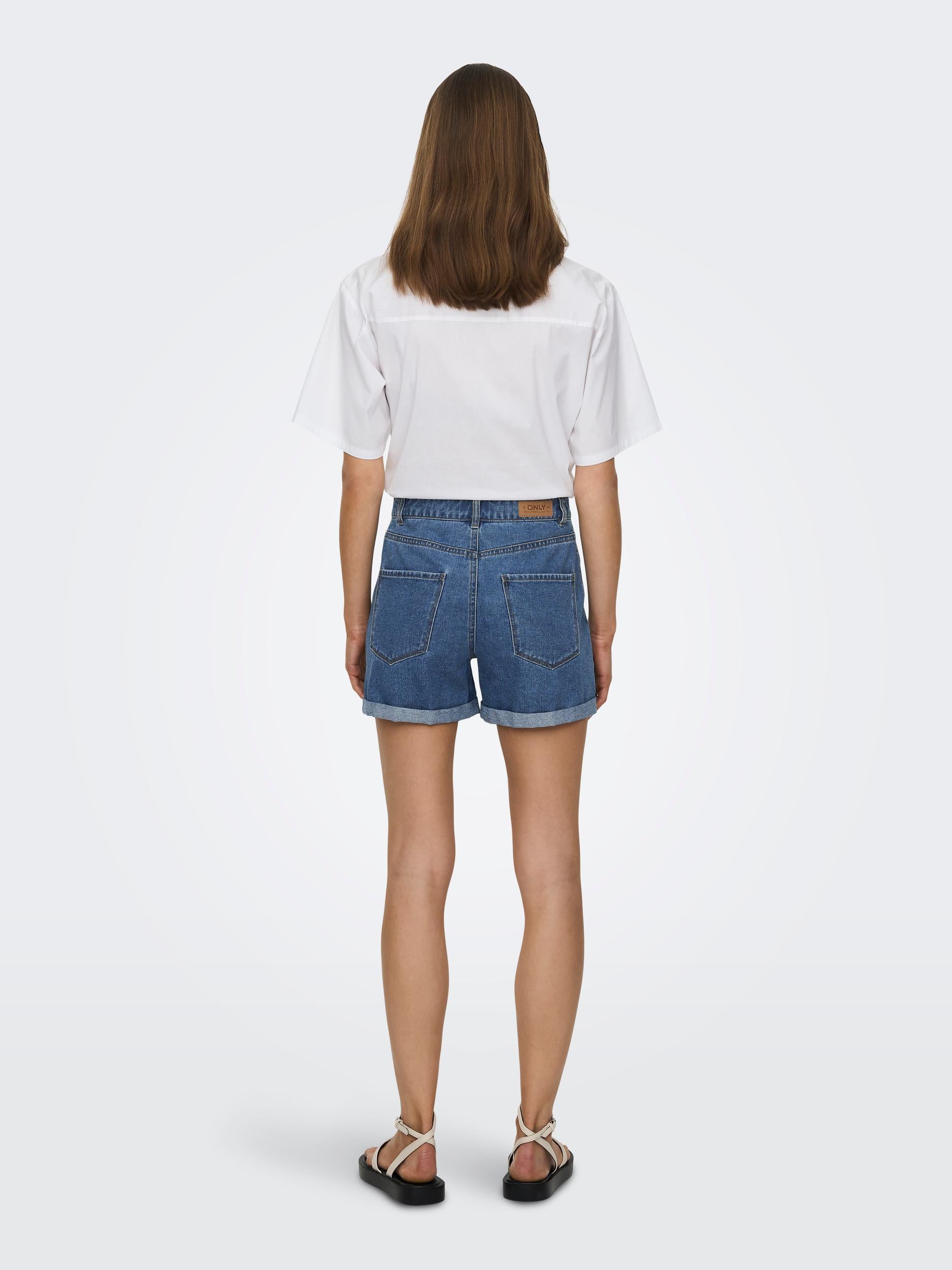 ONLVEGA HW MOM DNM SHORTS NOOS