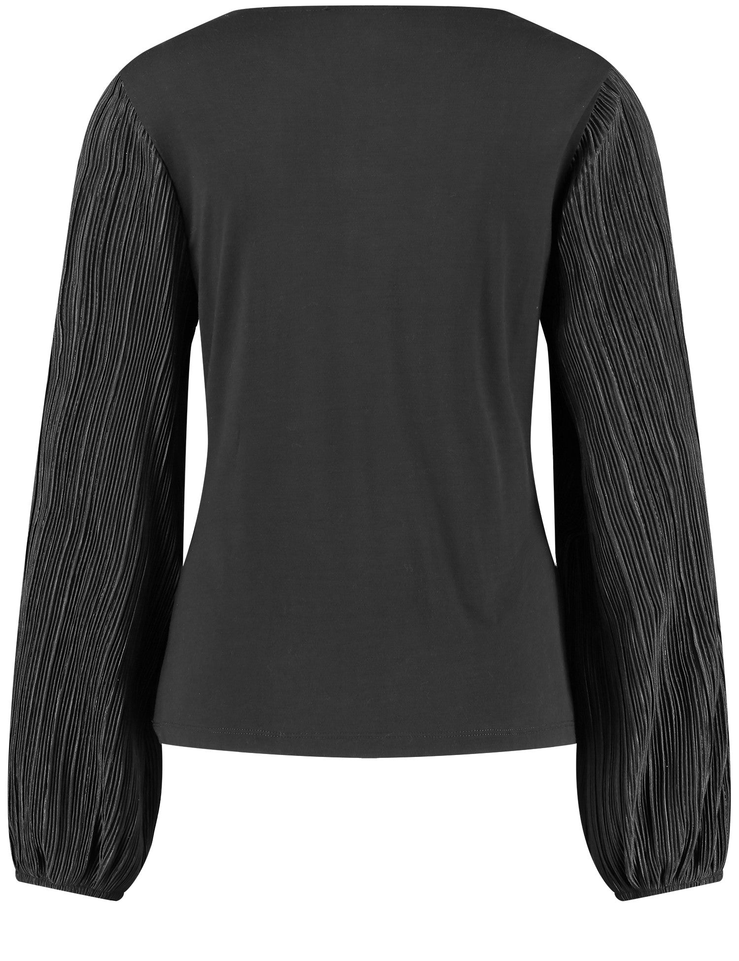 Blusenshirt mit Plissee-Ärmeln