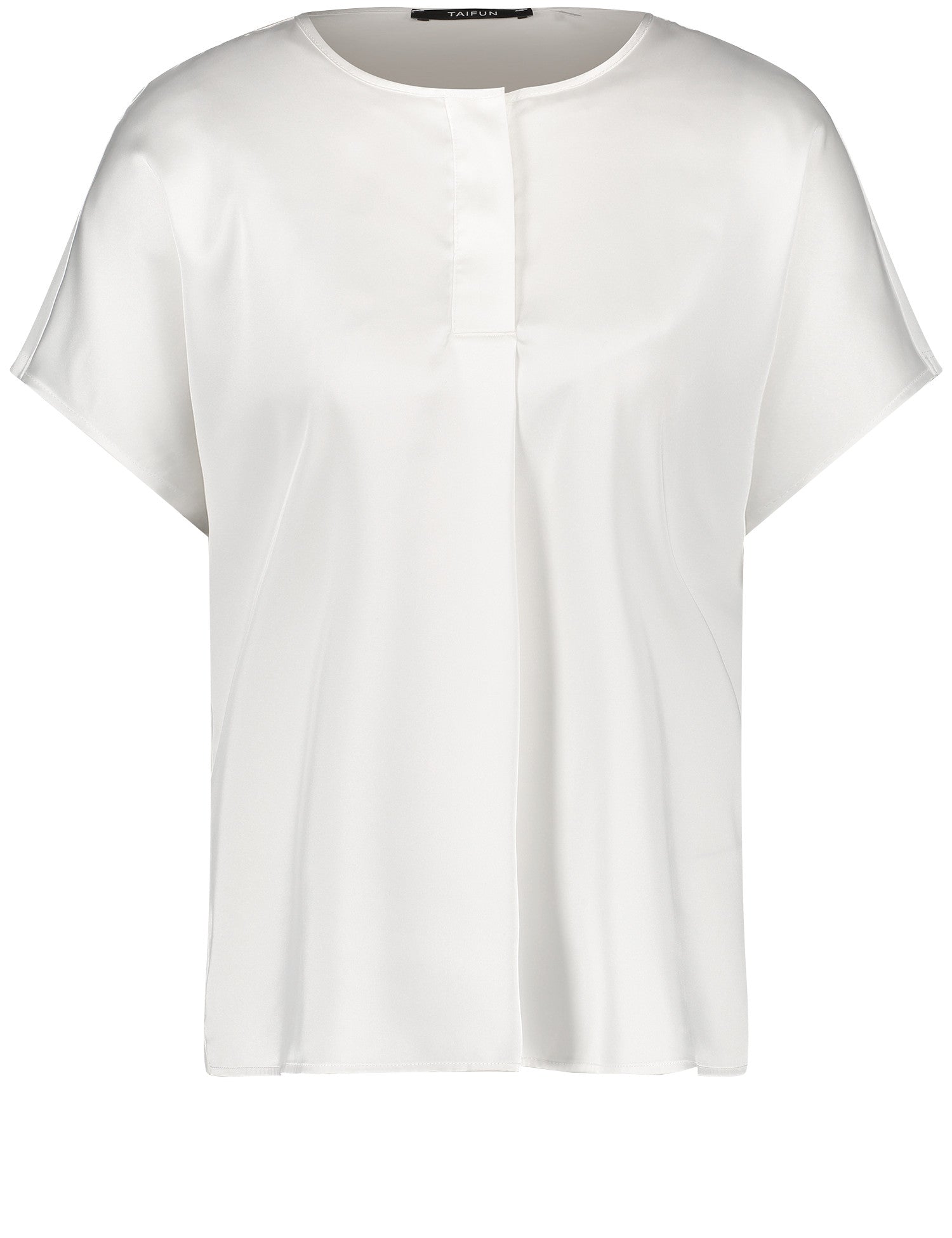 Blusenshirt mit Material-Mix
