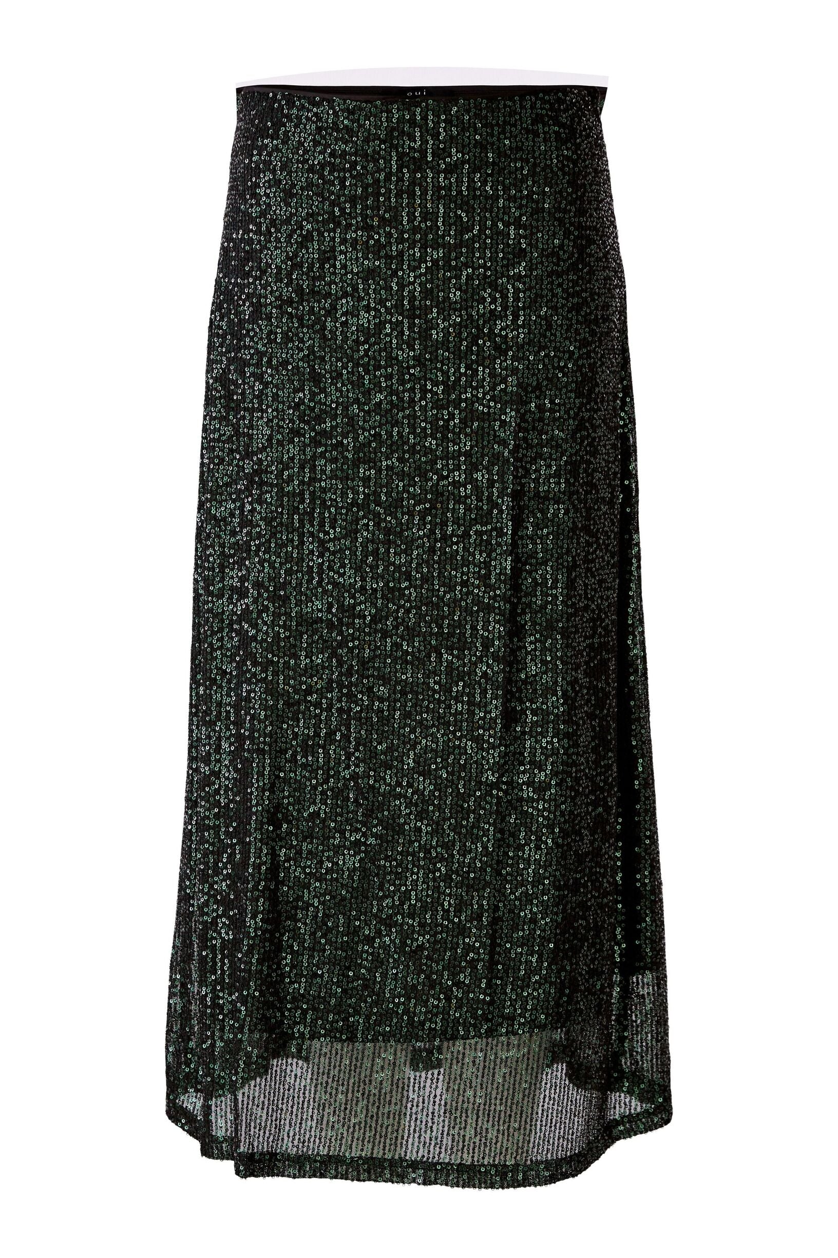 Midirock Stretch-Allover Paillette