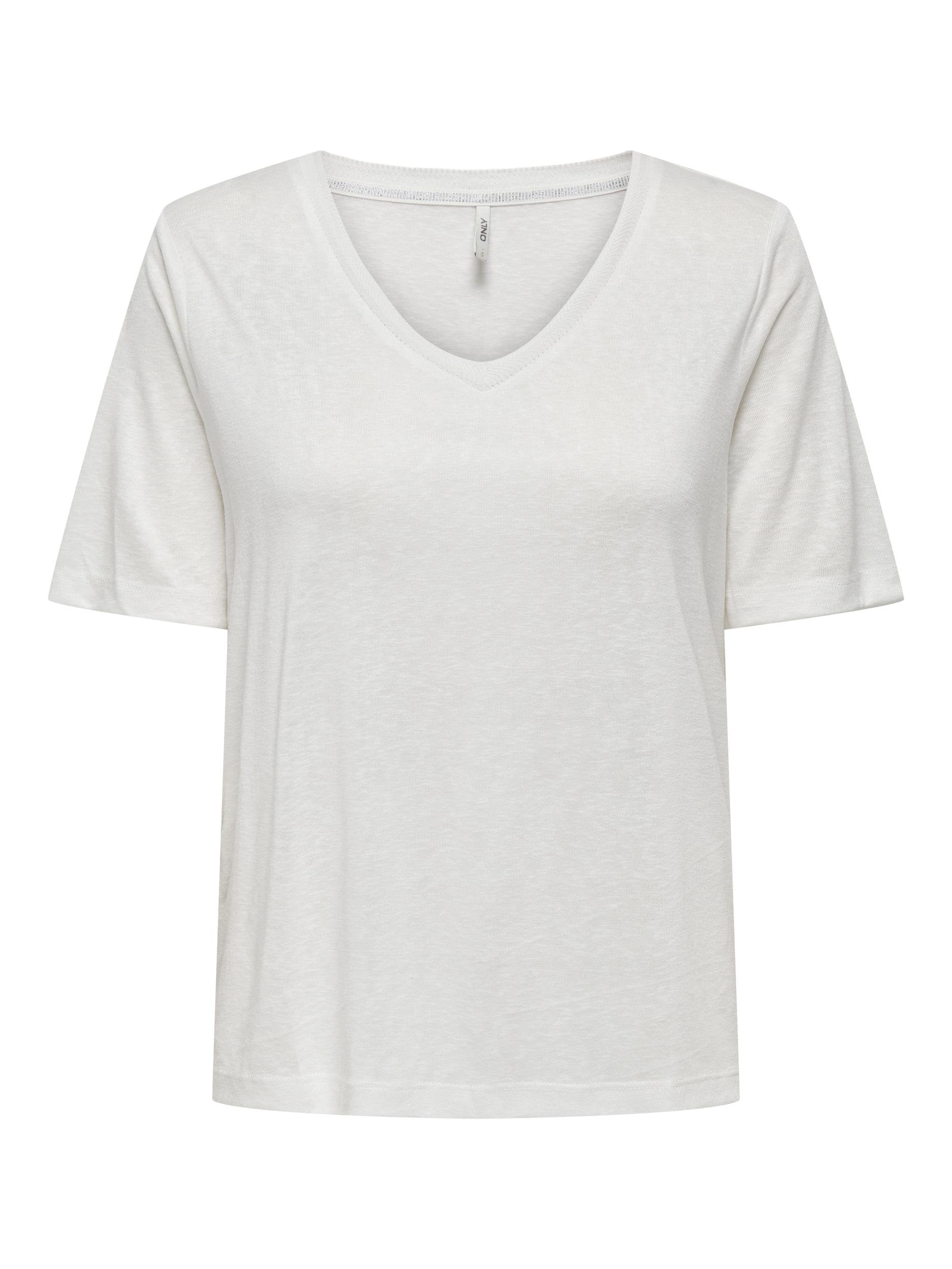 ONLELISE S/S V-NECK TOP JRS NOOS